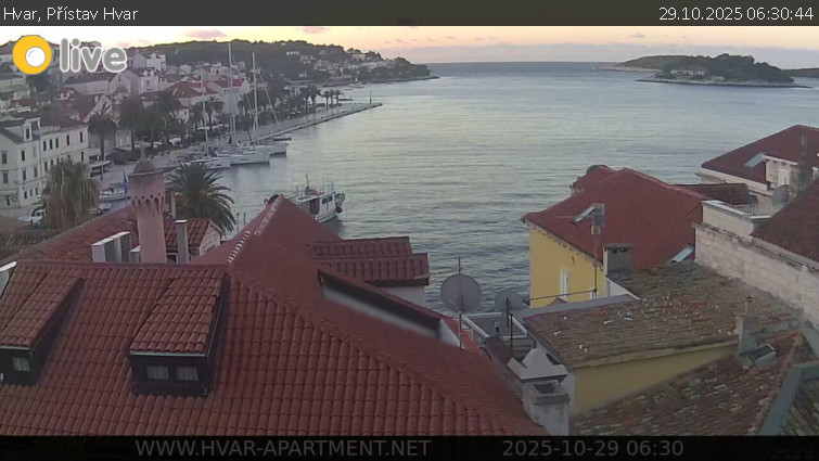 Hvar - Přístav Hvar - 29.10.2025 v 06:30 Hvar - Přístav Hvar - 29.10.2025 v 06:30