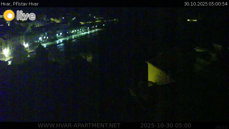 Hvar - Přístav Hvar - 30.10.2025 v 05:00 Hvar - Přístav Hvar - 30.10.2025 v 05:00