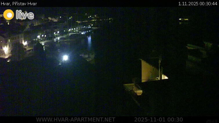Hvar - Přístav Hvar - 1.11.2025 v 00:30 Hvar - Přístav Hvar - 1.11.2025 v 00:30