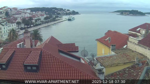 Hvar - Přístav Hvar - 18.12.2025 v 07:30 Hvar - Přístav Hvar - 18.12.2025 v 07:30