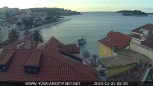 Hvar - Přístav Hvar - 25.12.2025 v 08:30 Hvar - Přístav Hvar - 25.12.2025 v 08:30