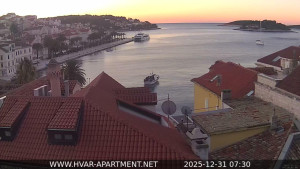 Hvar - Přístav Hvar - 31.12.2025 v 07:30 Hvar - Přístav Hvar - 31.12.2025 v 07:30