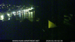 Hvar - Přístav Hvar - 5.1.2026 v 02:30 Hvar - Přístav Hvar - 5.1.2026 v 02:30