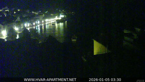 Hvar - Přístav Hvar - 5.1.2026 v 03:30 Hvar - Přístav Hvar - 5.1.2026 v 03:30