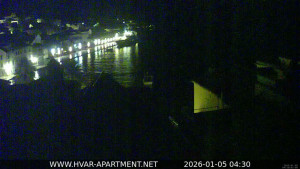 Hvar - Přístav Hvar - 5.1.2026 v 04:30 Hvar - Přístav Hvar - 5.1.2026 v 04:30