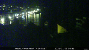 Hvar - Přístav Hvar - 5.1.2026 v 04:45 Hvar - Přístav Hvar - 5.1.2026 v 04:45