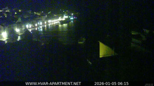 Hvar - Přístav Hvar - 5.1.2026 v 06:15 Hvar - Přístav Hvar - 5.1.2026 v 06:15