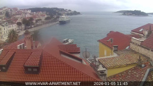 Hvar - Přístav Hvar - 5.1.2026 v 11:45 Hvar - Přístav Hvar - 5.1.2026 v 11:45
