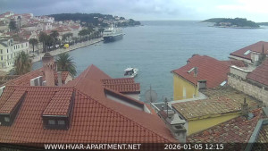 Hvar - Přístav Hvar - 5.1.2026 v 12:15 Hvar - Přístav Hvar - 5.1.2026 v 12:15