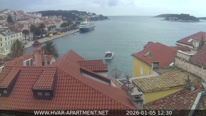 Hvar - Přístav Hvar - 5.1.2026 v 12:30 Hvar - Přístav Hvar - 5.1.2026 v 12:30