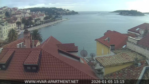 Hvar - Přístav Hvar - 5.1.2026 v 15:15 Hvar - Přístav Hvar - 5.1.2026 v 15:15