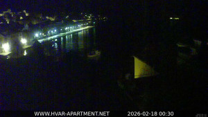 Hvar - Přístav Hvar - 18.2.2026 v 00:30 Hvar - Přístav Hvar - 18.2.2026 v 00:30