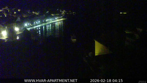 Hvar - Přístav Hvar - 18.2.2026 v 04:15 Hvar - Přístav Hvar - 18.2.2026 v 04:15