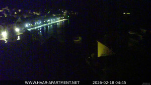 Hvar - Přístav Hvar - 18.2.2026 v 04:45 Hvar - Přístav Hvar - 18.2.2026 v 04:45