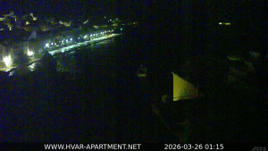 Hvar - Přístav Hvar - 26.3.2026 v 01:15 Hvar - Přístav Hvar - 26.3.2026 v 01:15