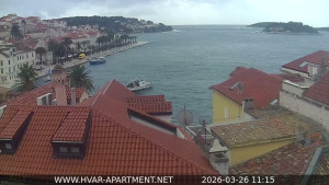 Hvar - Přístav Hvar - 26.3.2026 v 11:15 Hvar - Přístav Hvar - 26.3.2026 v 11:15