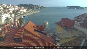 Hvar - Přístav Hvar - 26.3.2026 v 17:15 Hvar - Přístav Hvar - 26.3.2026 v 17:15