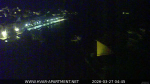 Hvar - Přístav Hvar - 27.3.2026 v 04:45 Hvar - Přístav Hvar - 27.3.2026 v 04:45