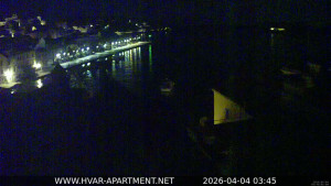 Hvar - Přístav Hvar - 4.4.2026 v 03:45 Hvar - Přístav Hvar - 4.4.2026 v 03:45