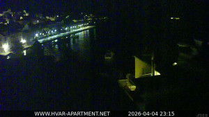 Hvar - Přístav Hvar - 4.4.2026 v 23:15 Hvar - Přístav Hvar - 4.4.2026 v 23:15