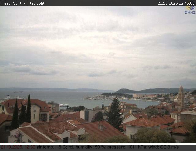 Město Split - Přístav Split - 21.10.2025 v 12:45 Město Split - Přístav Split - 21.10.2025 v 12:45