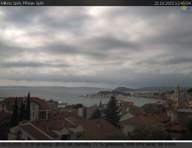 Město Split - Přístav Split - 22.10.2025 v 12:45 Město Split - Přístav Split - 22.10.2025 v 12:45