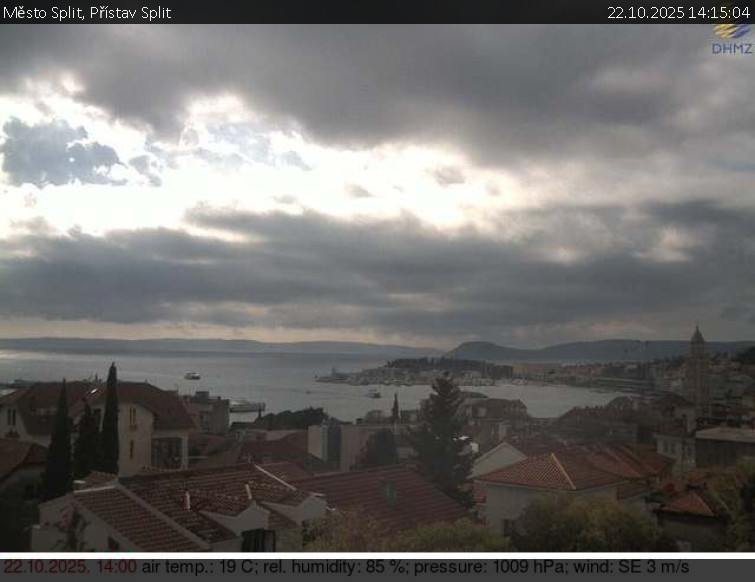 Město Split - Přístav Split - 22.10.2025 v 14:15 Město Split - Přístav Split - 22.10.2025 v 14:15