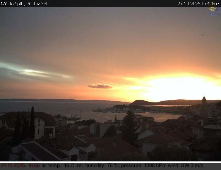 Město Split - Přístav Split - 27.10.2025 v 17:00 Město Split - Přístav Split - 27.10.2025 v 17:00