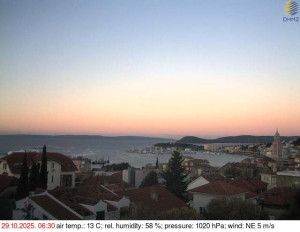 Město Split - Přístav Split - 29.10.2025 v 06:45 Město Split - Přístav Split - 29.10.2025 v 06:45