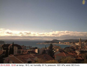 Město Split - Přístav Split - 29.10.2025 v 12:15 Město Split - Přístav Split - 29.10.2025 v 12:15