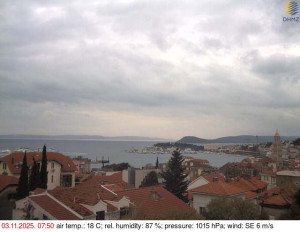 Město Split - Přístav Split - 3.11.2025 v 08:00 Město Split - Přístav Split - 3.11.2025 v 08:00