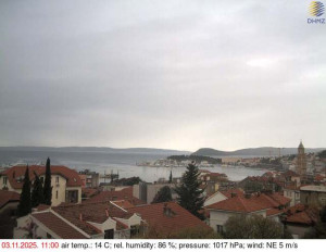 Město Split - Přístav Split - 3.11.2025 v 11:15 Město Split - Přístav Split - 3.11.2025 v 11:15