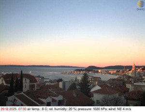 Město Split - Přístav Split - 29.12.2025 v 07:45 Město Split - Přístav Split - 29.12.2025 v 07:45