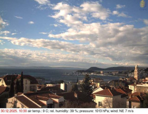 Město Split - Přístav Split - 30.12.2025 v 10:45 Město Split - Přístav Split - 30.12.2025 v 10:45