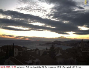 Město Split - Přístav Split - 30.12.2025 v 16:45 Město Split - Přístav Split - 30.12.2025 v 16:45