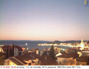 Město Split - Přístav Split - 31.12.2025 v 07:00 Město Split - Přístav Split - 31.12.2025 v 07:00