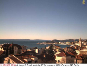 Město Split - Přístav Split - 31.12.2025 v 10:45 Město Split - Přístav Split - 31.12.2025 v 10:45