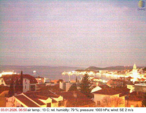 Město Split - Přístav Split - 3.1.2026 v 07:00 Město Split - Přístav Split - 3.1.2026 v 07:00