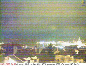 Město Split - Přístav Split - 5.1.2026 v 04:45 Město Split - Přístav Split - 5.1.2026 v 04:45