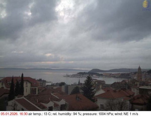 Město Split - Přístav Split - 5.1.2026 v 16:45 Město Split - Přístav Split - 5.1.2026 v 16:45