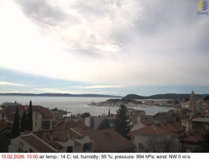 Město Split - Přístav Split - 13.2.2026 v 13:15 Město Split - Přístav Split - 13.2.2026 v 13:15