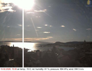 Město Split - Přístav Split - 13.2.2026 v 15:15 Město Split - Přístav Split - 13.2.2026 v 15:15