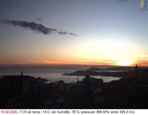 Město Split - Přístav Split - 13.2.2026 v 17:30 Město Split - Přístav Split - 13.2.2026 v 17:30