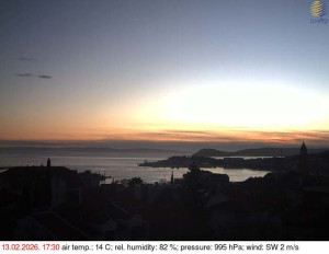 Město Split - Přístav Split - 13.2.2026 v 17:45 Město Split - Přístav Split - 13.2.2026 v 17:45