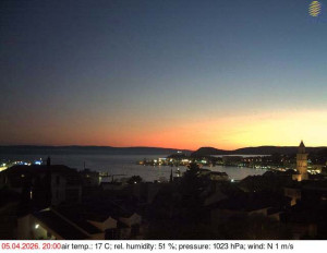 Město Split - Přístav Split - 5.4.2026 v 20:15 Město Split - Přístav Split - 5.4.2026 v 20:15