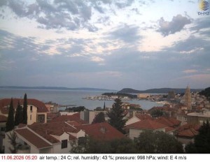 Město Split - Přístav Split - 11.6.2026 v 05:30 Město Split - Přístav Split - 11.6.2026 v 05:30