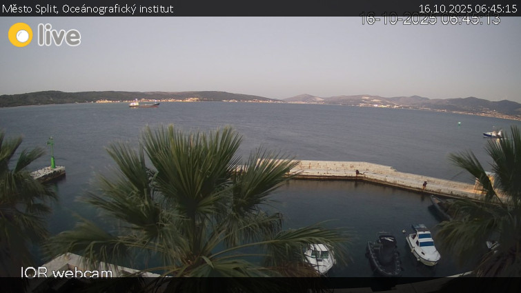 Město Split - Oceánografický institut - 16.10.2025 v 06:45 Město Split - Oceánografický institut - 16.10.2025 v 06:45