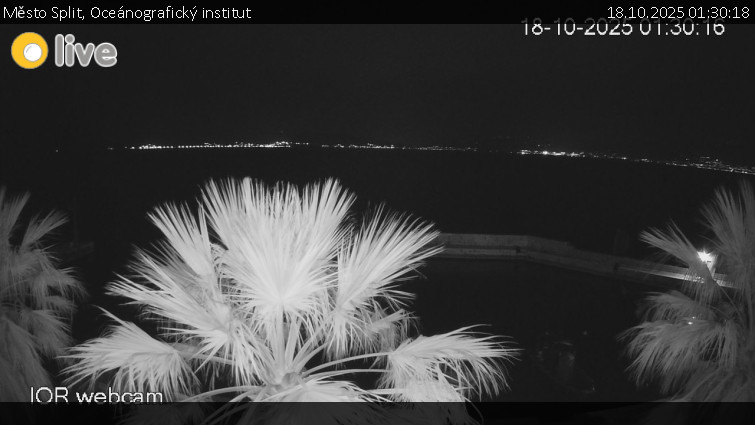 Město Split - Oceánografický institut - 18.10.2025 v 01:30 Město Split - Oceánografický institut - 18.10.2025 v 01:30