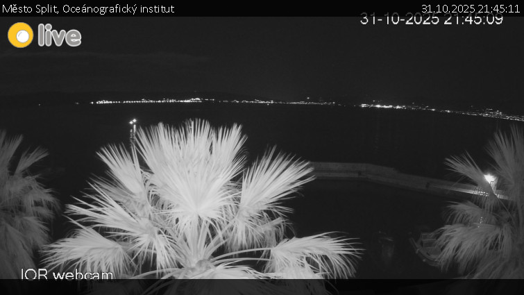 Město Split - Oceánografický institut - 31.10.2025 v 21:45 Město Split - Oceánografický institut - 31.10.2025 v 21:45