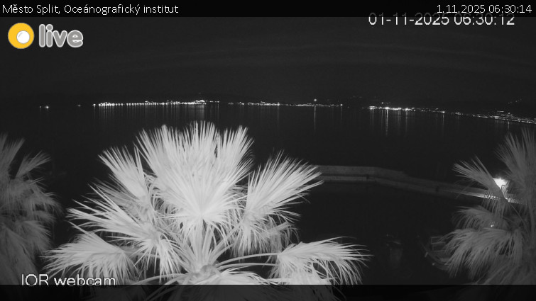 Město Split - Oceánografický institut - 1.11.2025 v 06:30 Město Split - Oceánografický institut - 1.11.2025 v 06:30